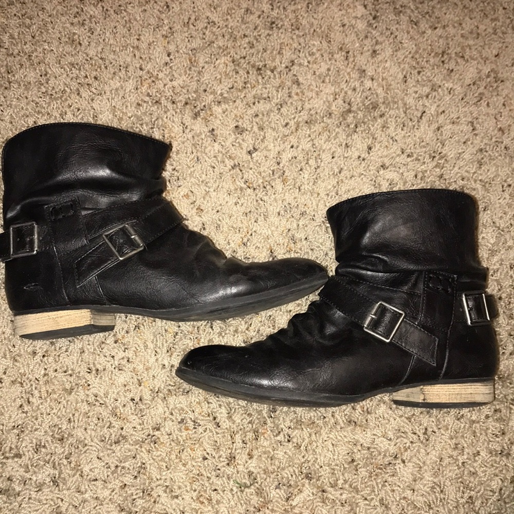 Cute black booties